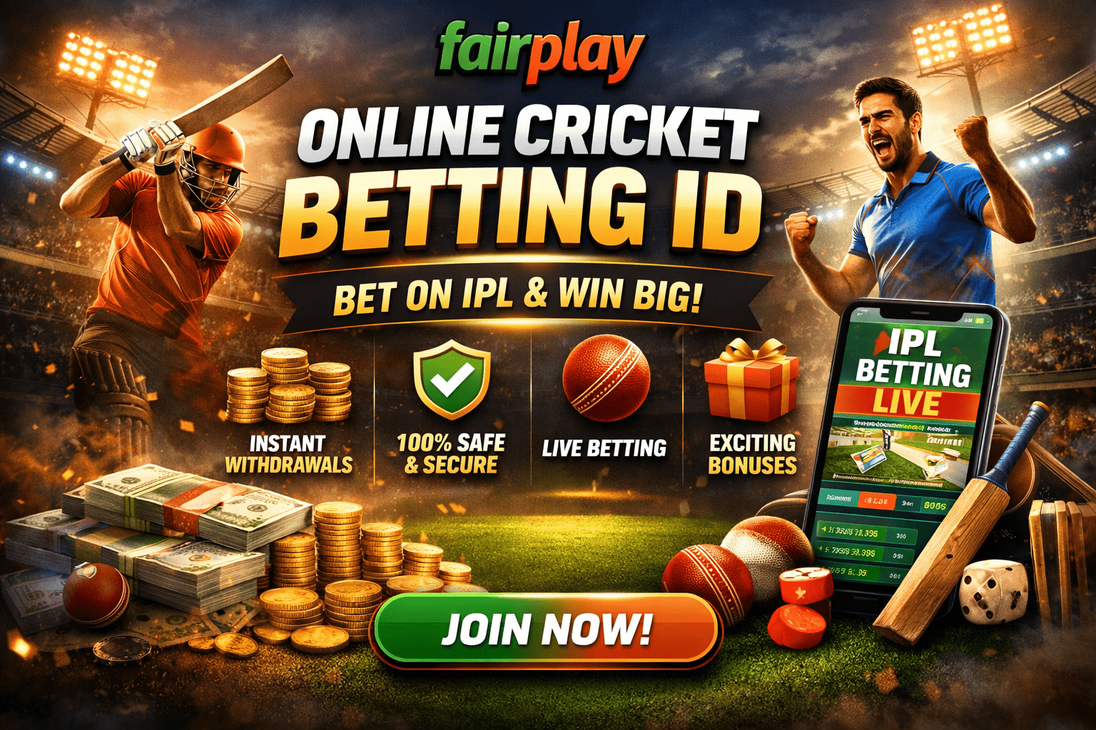 online cricket betting id