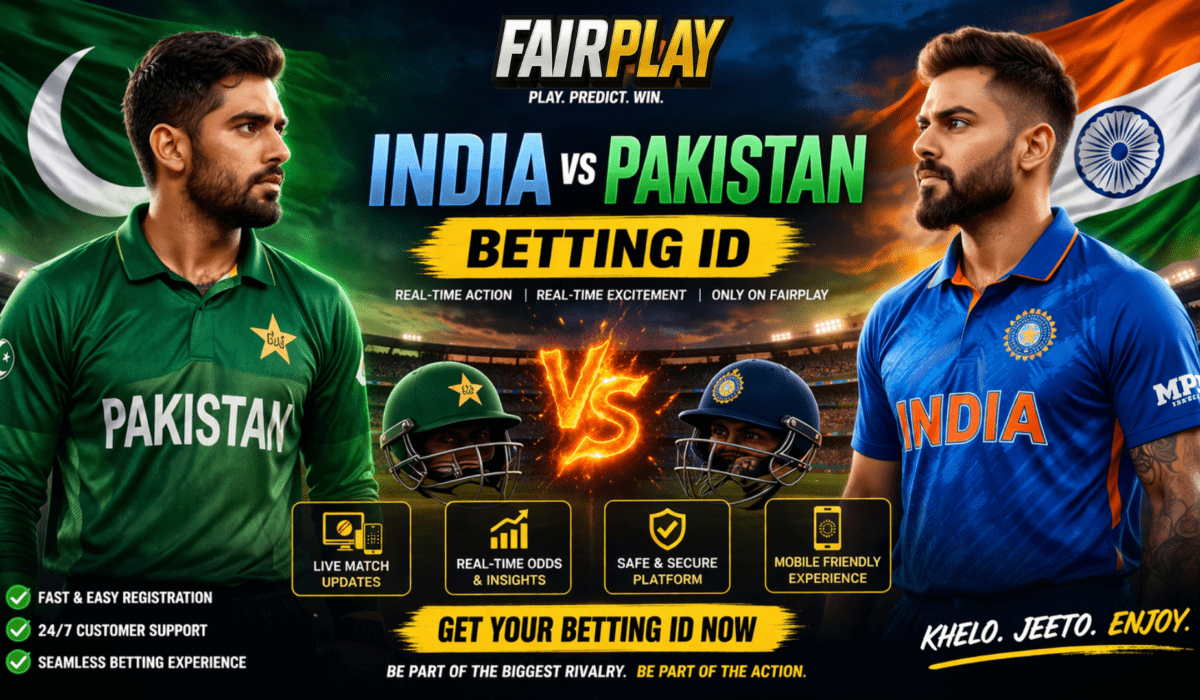 india vs pakistan betting id